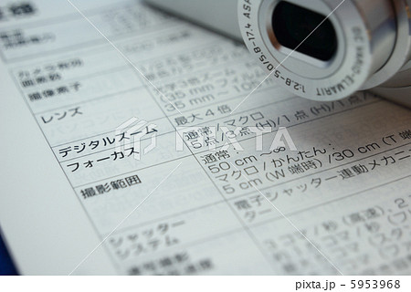 カメラと取扱説明書 5953968