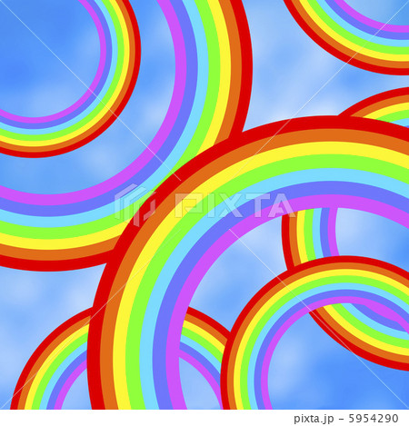 交差する虹の輪 交差する虹の輪 5954290