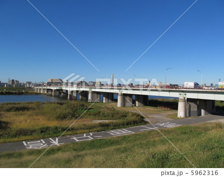 環七通り 鹿浜橋 環七通り 鹿浜橋 5962316