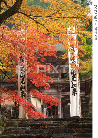 両界山横蔵寺　仁王門 5963202