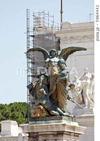 Monument  Vittorio Emanuele II on the the Piazza V 5964441