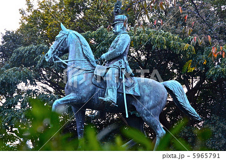 小松宮彰仁親王の騎馬像（上野恩賜公園／東京都台東区上野） 5965791