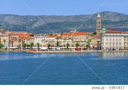 Harbour and promenade, Split town, Croatia 5965837
