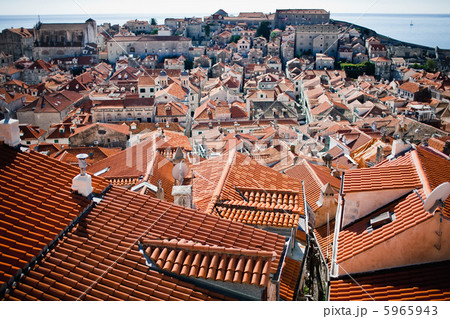Looking across the rooftops of Dubrovnik Looking across the rooftops of Dubrovnik 5965943