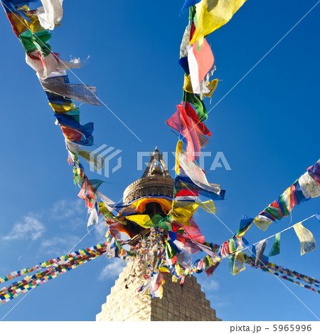 Buddhist Boudhanath Stupa. Nepal, Kathmandu Buddhist Boudhanath Stupa. Nepal, Kathmandu 5965996