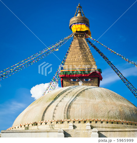 Buddhist Boudhanath Stupa. Nepal, Kathmandu Buddhist Boudhanath Stupa. Nepal, Kathmandu 5965999