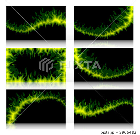 Set of six Fiery cards 5966482