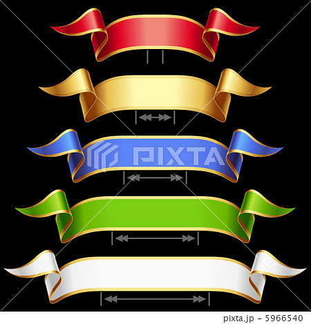 Ribbon set with adjusting length 5966540