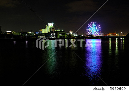 名古屋港の夜景 名古屋港の夜景 5970699