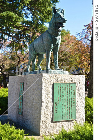 靖国神社の「軍犬慰霊像」（東京都千代田区九段北） 5973821