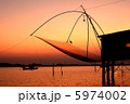 児島湾の四つ手網 5974002