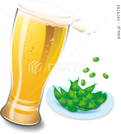 ビールと枝豆 5974793