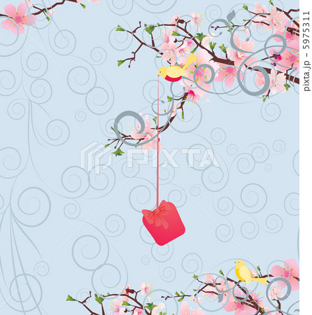 holiday birds vector illustration holiday birds vector illustration 5975311
