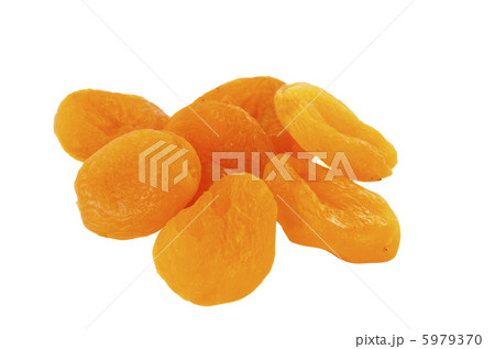 Dried apricots isolated on white background Dried apricots isolated on white background 5979370