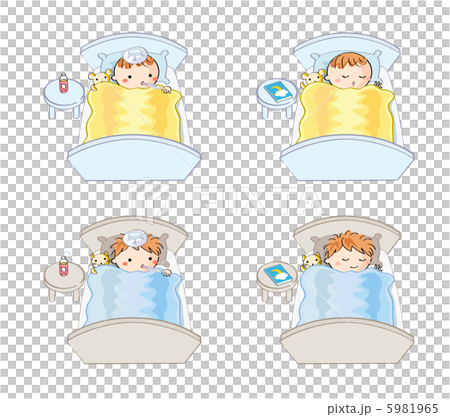 A child sleeping ill and sleeping asleep 5981965