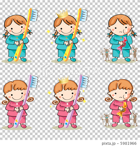 Brush and tooth decay (girls) Brush and tooth decay (girls) 5981966