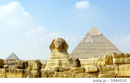 ピラミッドとスフィンクス 5984050