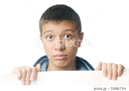 White paper and boy White paper and boy 5986734