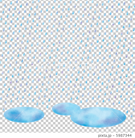 雨的例證 5987344