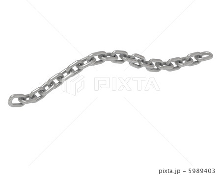 Curved steel chain 5989403