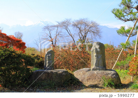 穂高　「水色の時」道祖神－安曇野にて 5990277