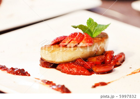 foie gras with strawberry foie gras with strawberry 5997832
