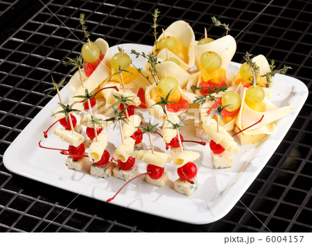 canape on the plate canape on the plate 6004157