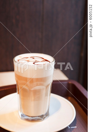 cappuccino in a  glass 6005152