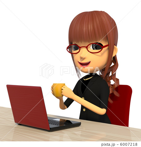 休憩時間のイラスト素材 6007218 Pixta