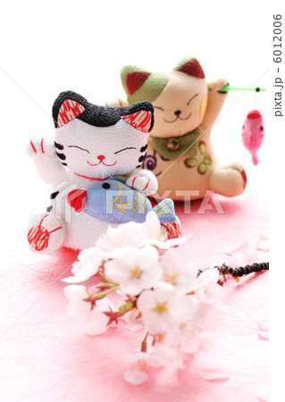 招き猫と桜タテP 招き猫と桜タテP 6012006