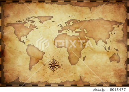 abstract old grunge world map 6013477