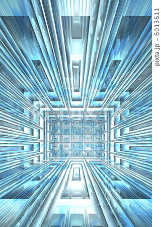 青いスクエアーな放射 青いスクエアーな放射 6013611