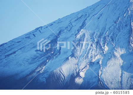 年賀背景素材・富士山左側稜線アップ・横位置ハガキ対応比 6015585