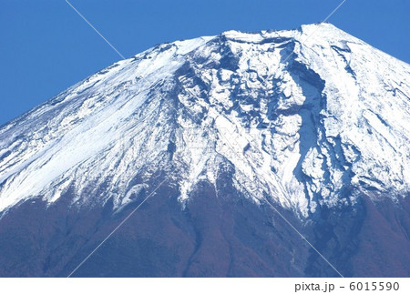 年賀背景素材・富士冠雪アップ・横位置ハガキ対応比 6015590