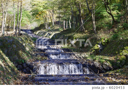 松本市　牛伏川フランス式階段工（砂防工事） 6020453