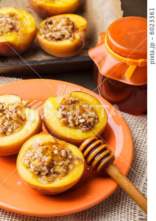 Stuffed Baked Peaches 6023361