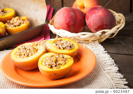 Stuffed Baked Peaches 6023487