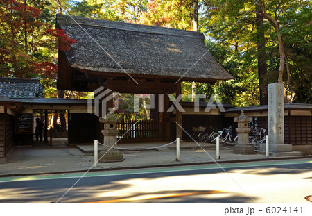 武蔵野散歩 平林寺総門の写真素材