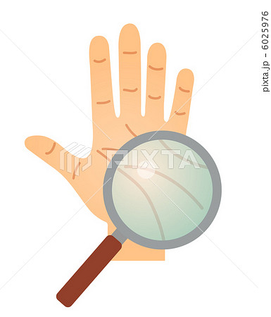 手相占いと虫眼鏡 6025976