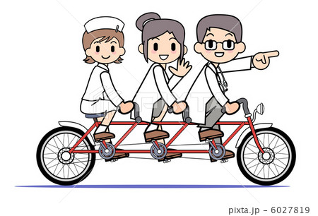 タンデム自転車・医療スタッフ タンデム自転車・医療スタッフ 6027819