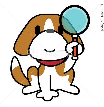 ビーグル犬・虫眼鏡 6029091