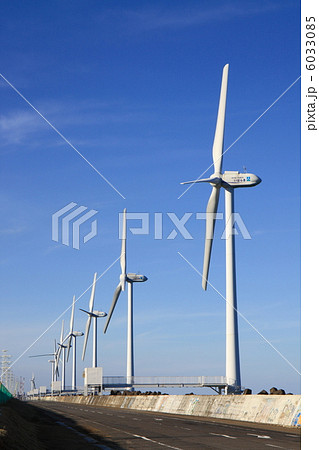 row of wind farm 6033085