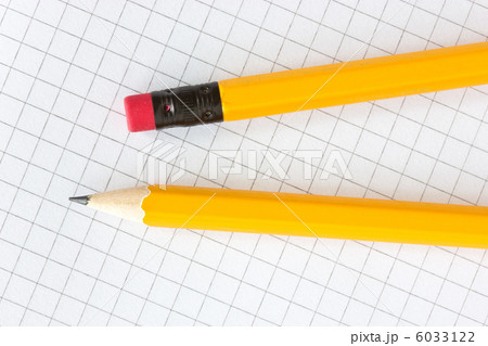 Pencils on the squared paper 6033122