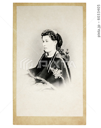 card with an old portrait 6033405