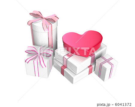 プレゼント　パッケージ　ホワイト 6041372