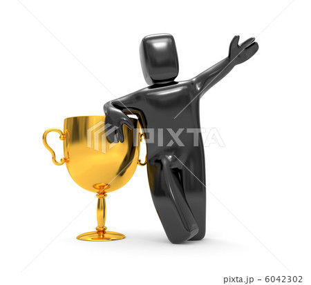 Man and gold cup Man and gold cup 6042302