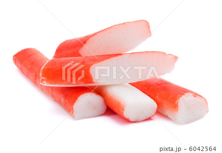 Crab sticks on white 6042564