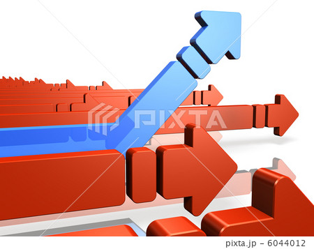 テイクオフを表す3DCGイラスト 6044012