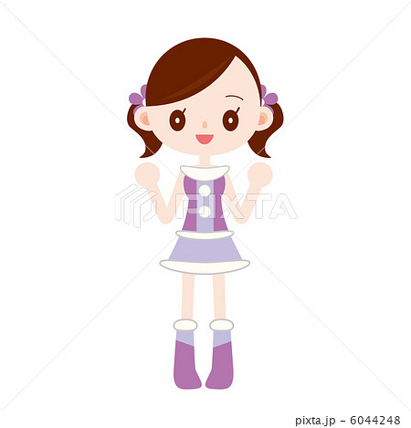 アイドル 紫色の衣装を着た女の子 6044248