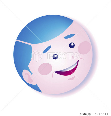 まんまるな顔-おじさん 6048211